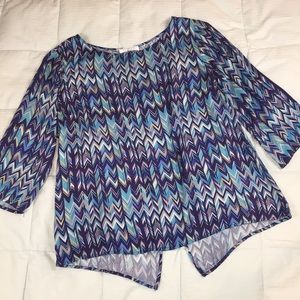 Renee C. Blouse Chevron